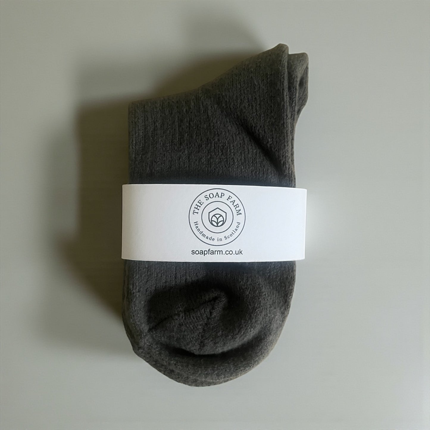Cotton & Merion Wool Grey Socks