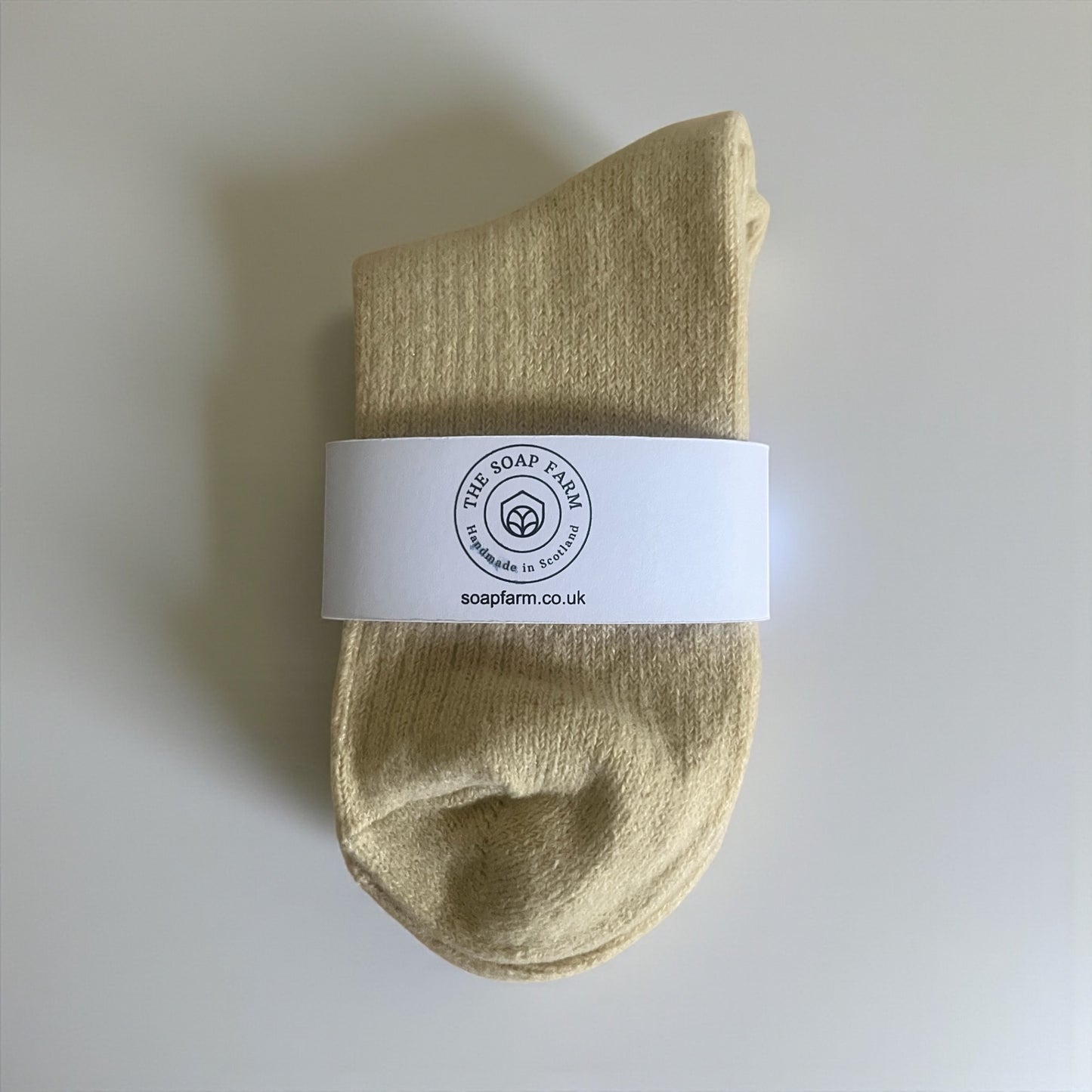 Cotton & Merion Wool Mustard Socks