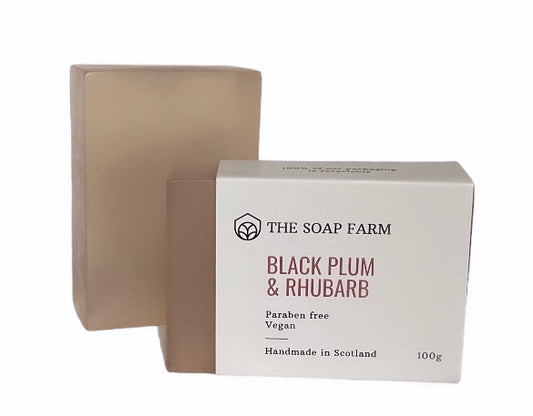 Black Plum & Rhubarb Soap Bar