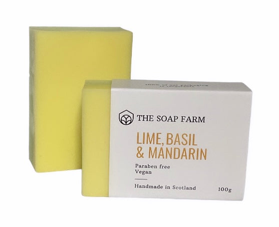 Lime, Basil & Mandarin Soap Bar