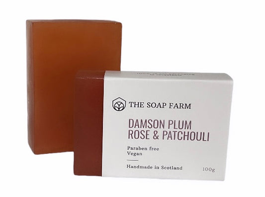 Damson Plum Rose & Patchouli Soap Bar