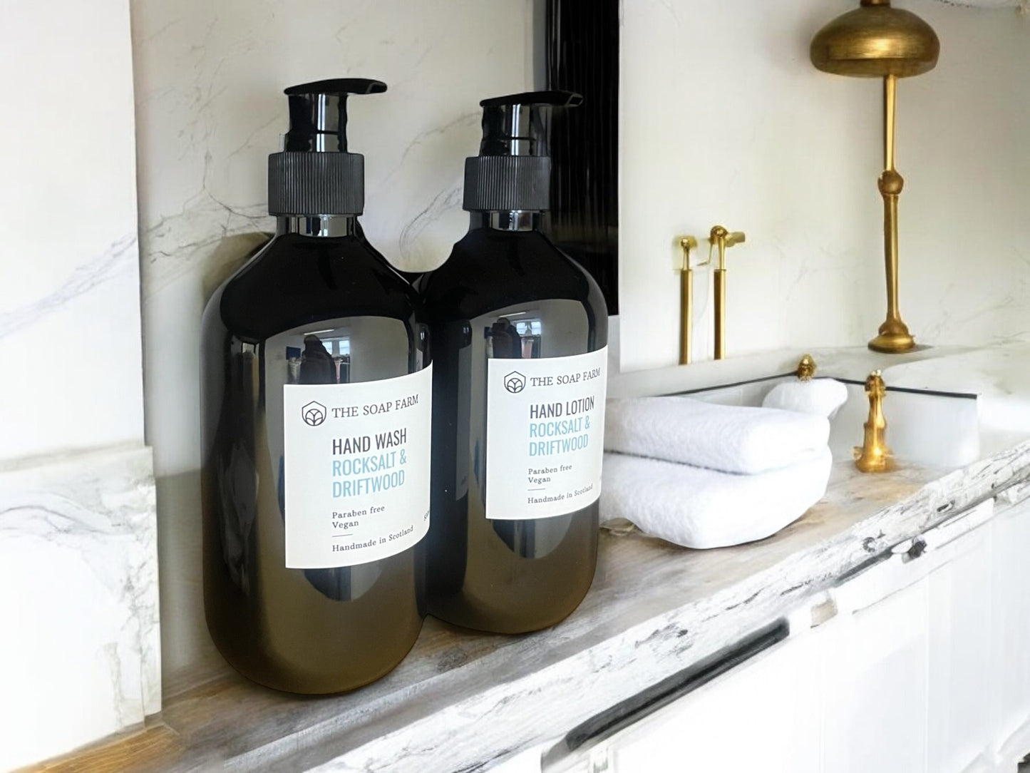 Rocksalt & Driftwood Hand Wash & Hand lotion Set