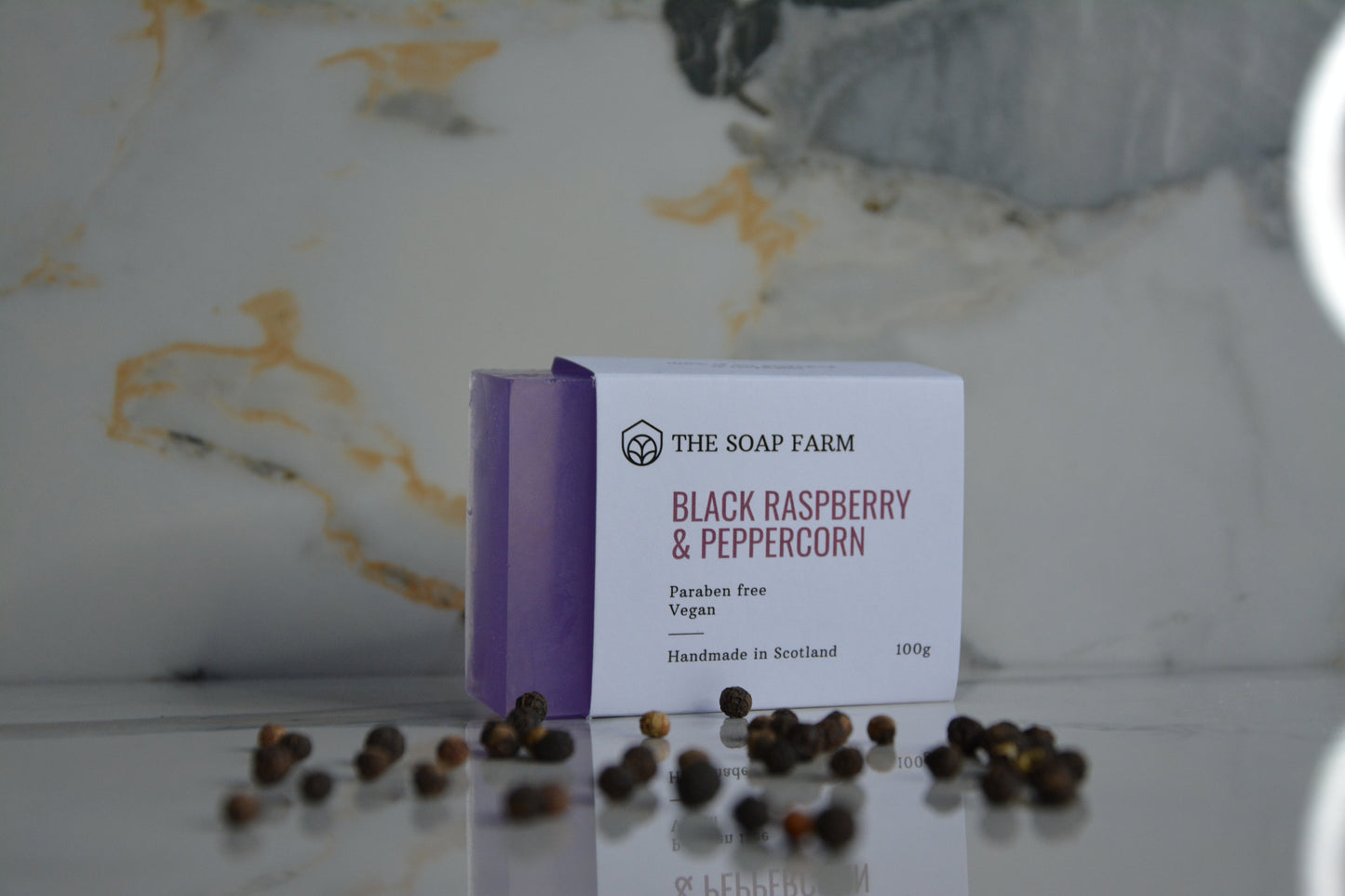 Black Raspberry & Peppercorn Soap Bar