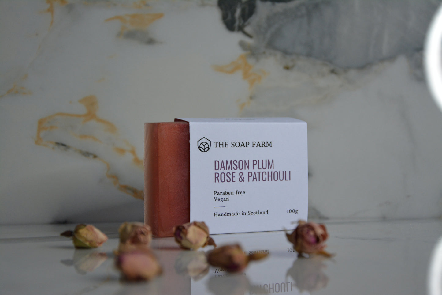 Damson Plum Rose & Patchouli Soap Bar