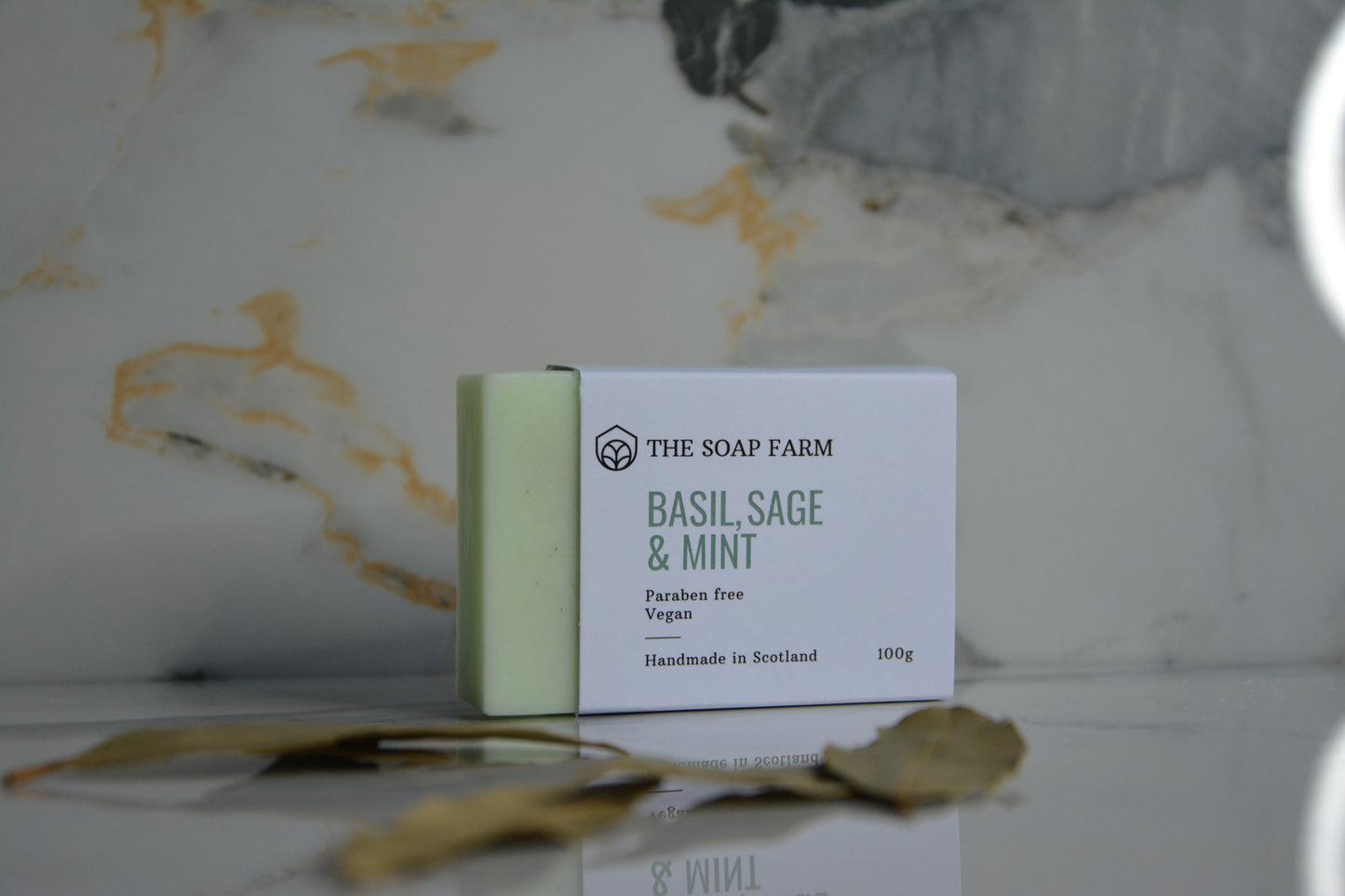 Basil, Sage & Mint Soap Bar