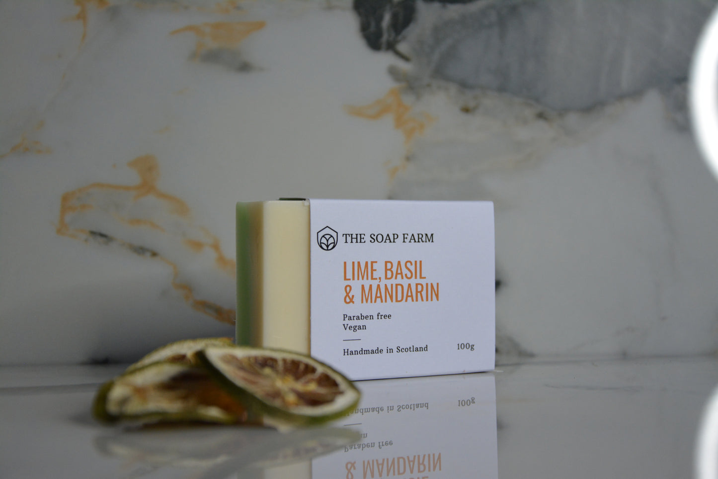 Lime, Basil & Mandarin Soap Bar