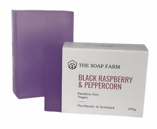 Black Raspberry & Peppercorn Soap Bar